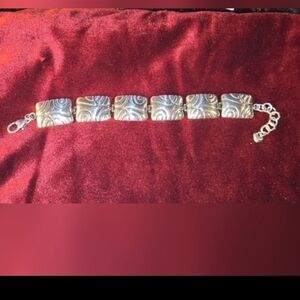Brighton Elegant Silver Patterned Bracelet